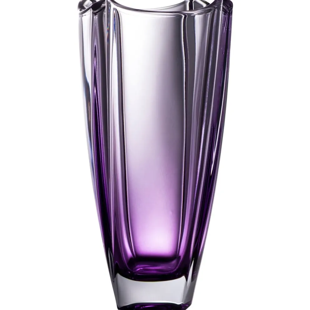 Amethyst Dune 12" Square Vase
