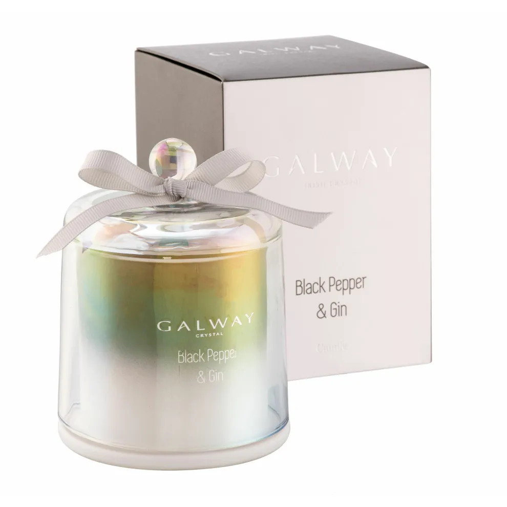 Black Pepper & Gin Bell Jar Candle