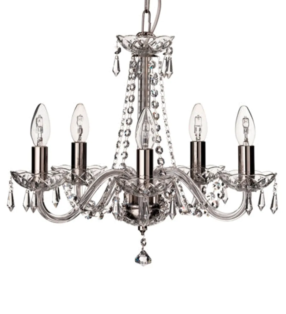 Cashel 5 Arm Chandelier US Fitting