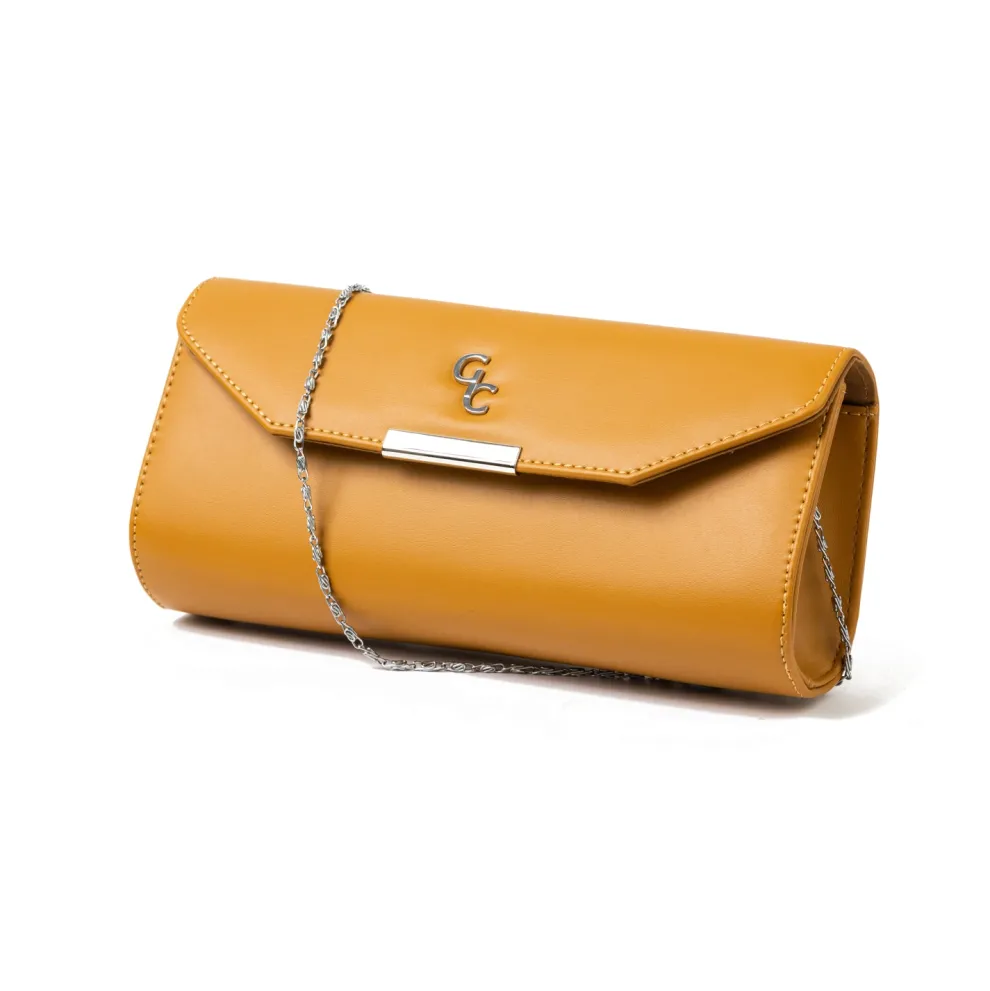 Clutch Bag in Tan