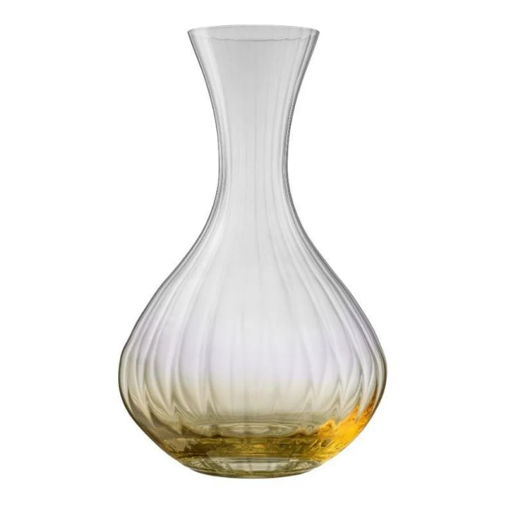 Engraved Erne Carafe Amber