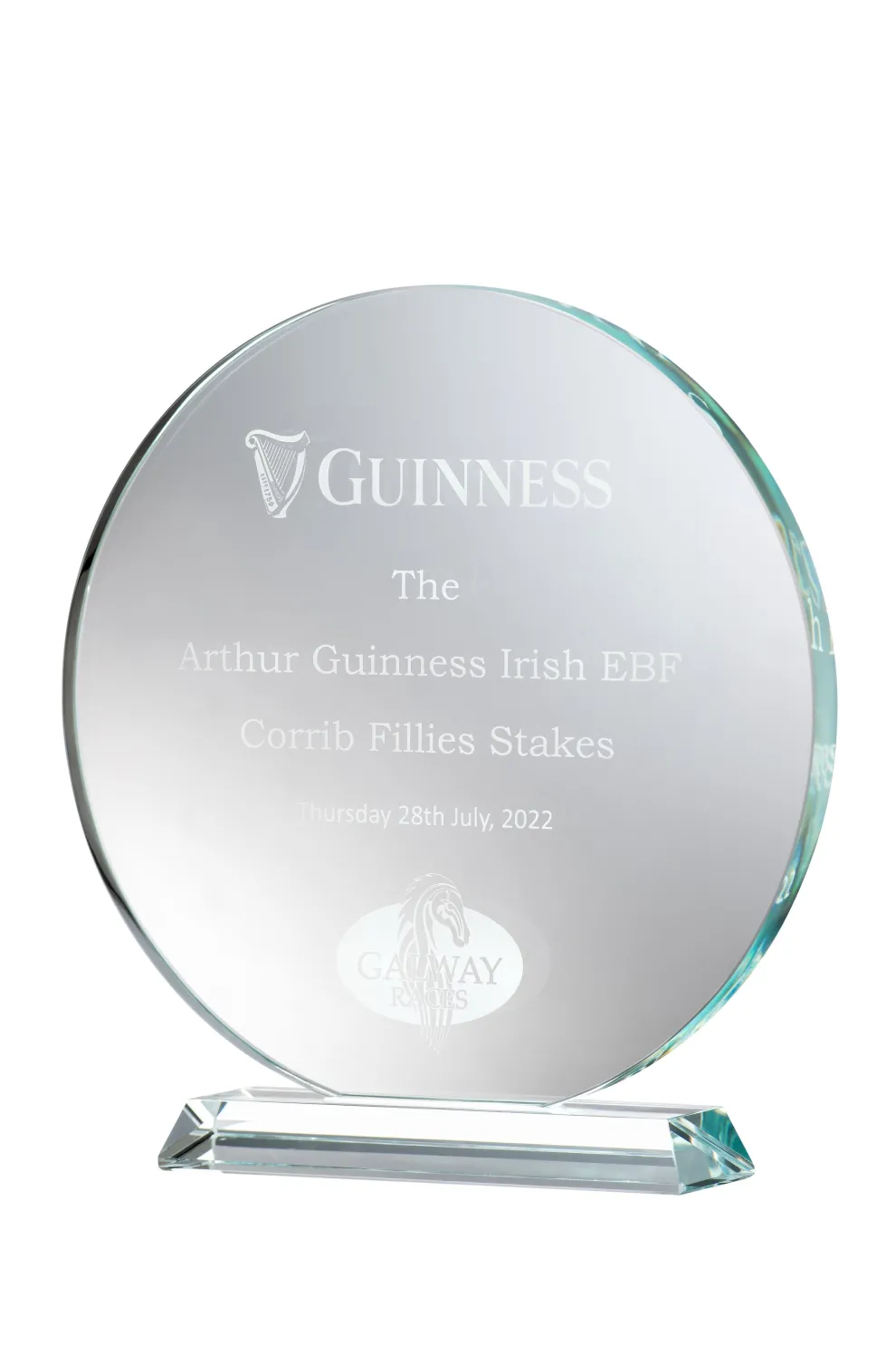 Engraved Large Round Trophy