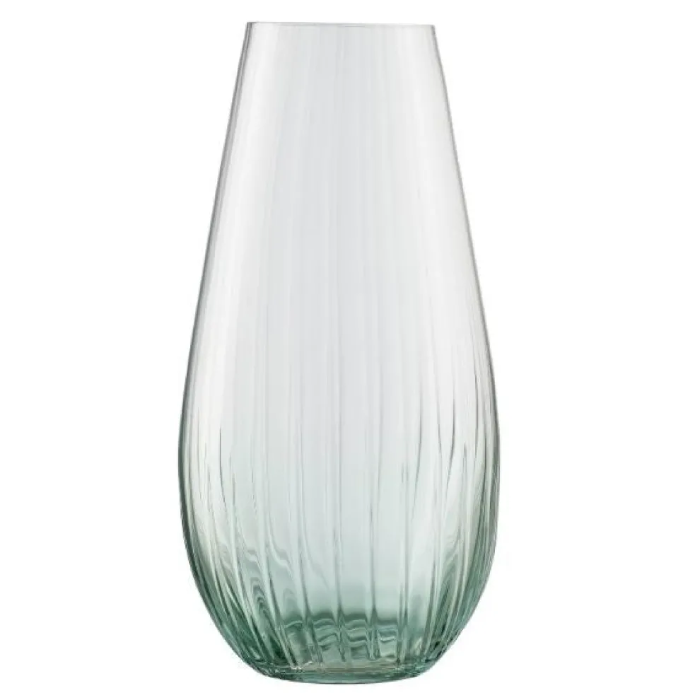 Erne 12" Vase Aqua