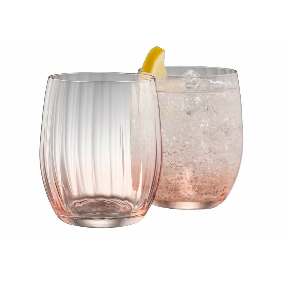 Erne Tumbler Glass Pair Blush