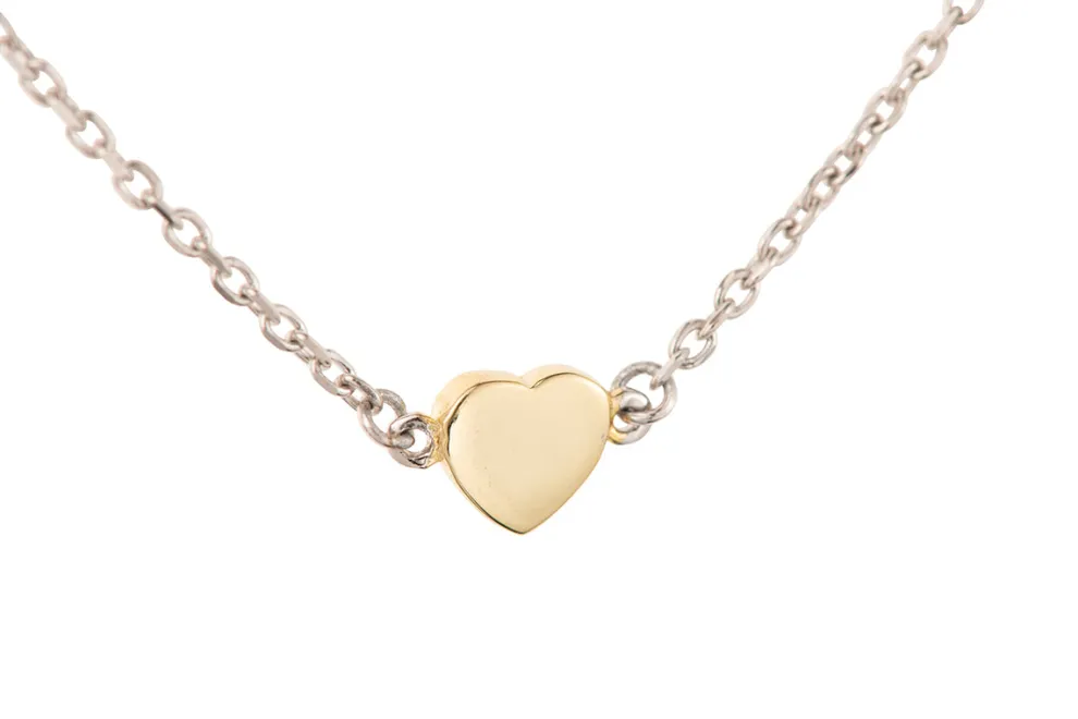 Heart of the Claddagh Silver & Gold Bracelet