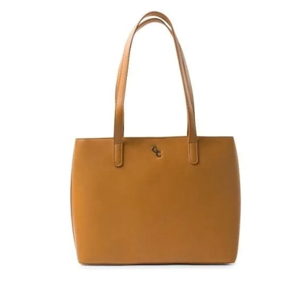 Large Tote Bag - Tan