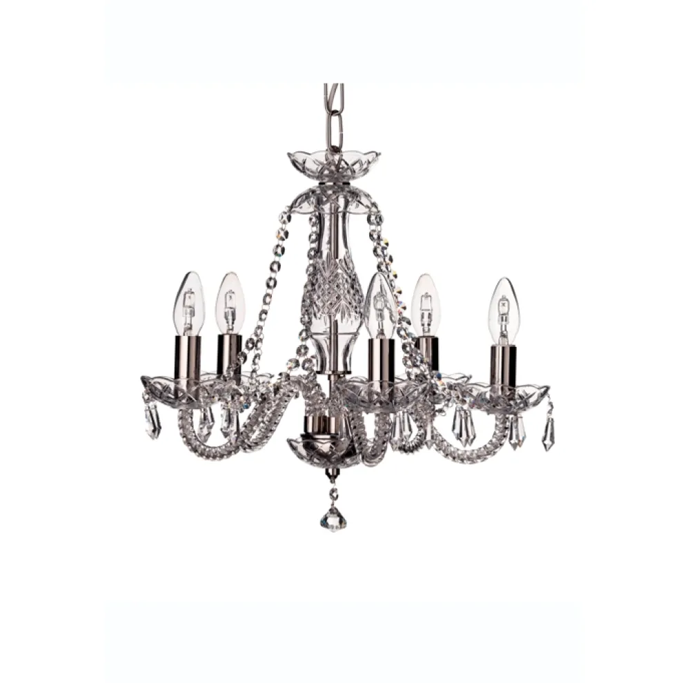 Leenane 5 Arm Chandelier IRE/UK Fitting