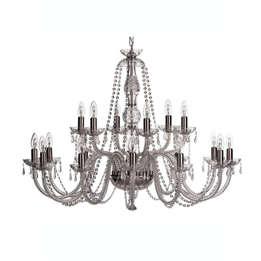 Leenane 18 Arm Chandelier IRE/UK Fitting