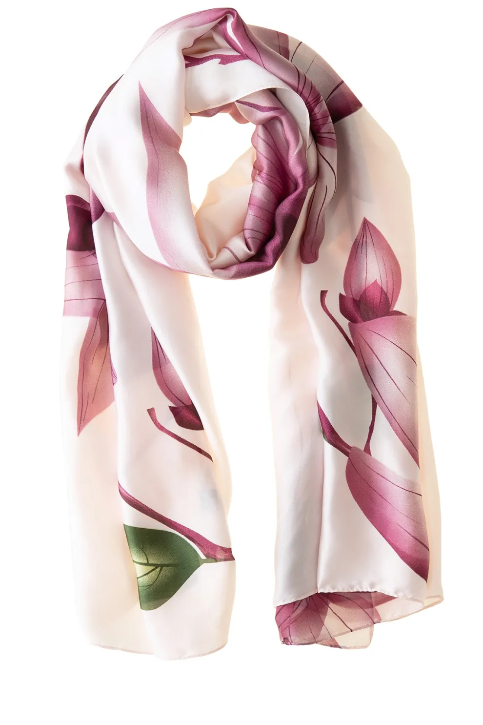Mulberry Blossom Polyester Scarf