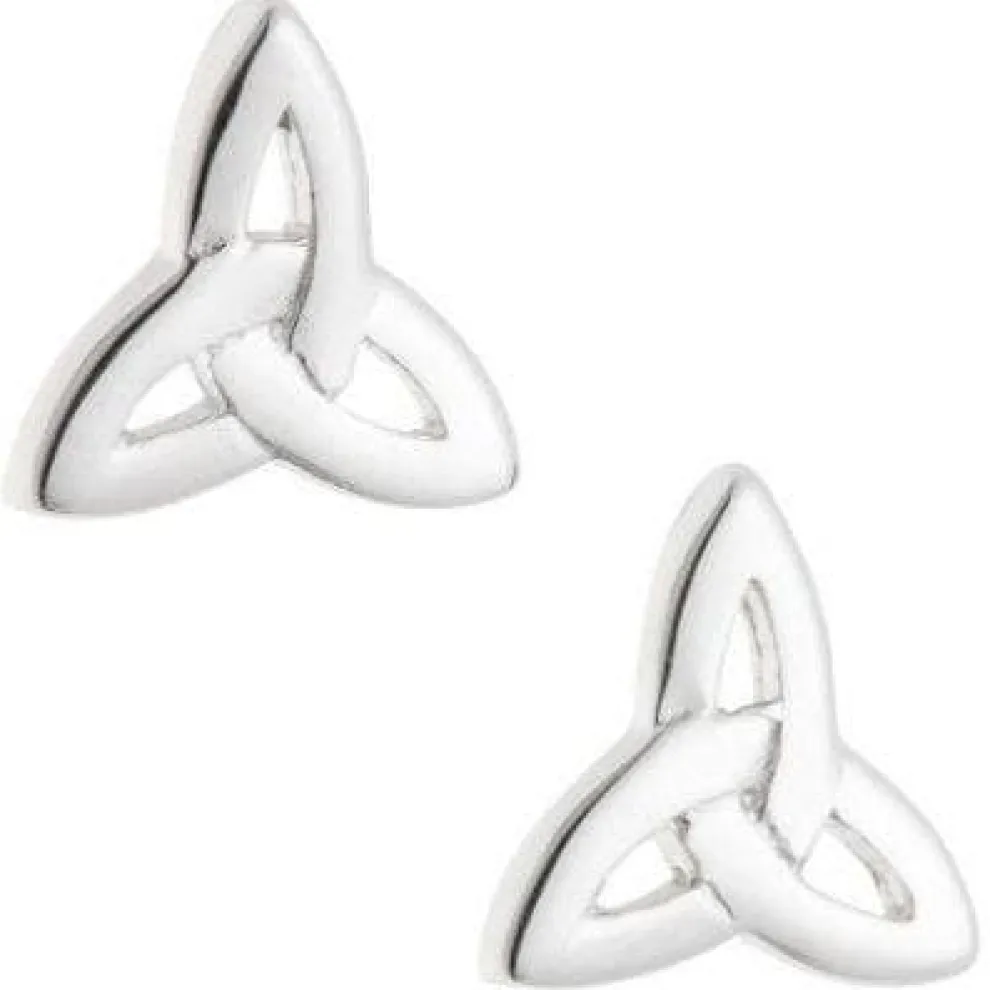 Trinity Knot Sterling Silver Earrings