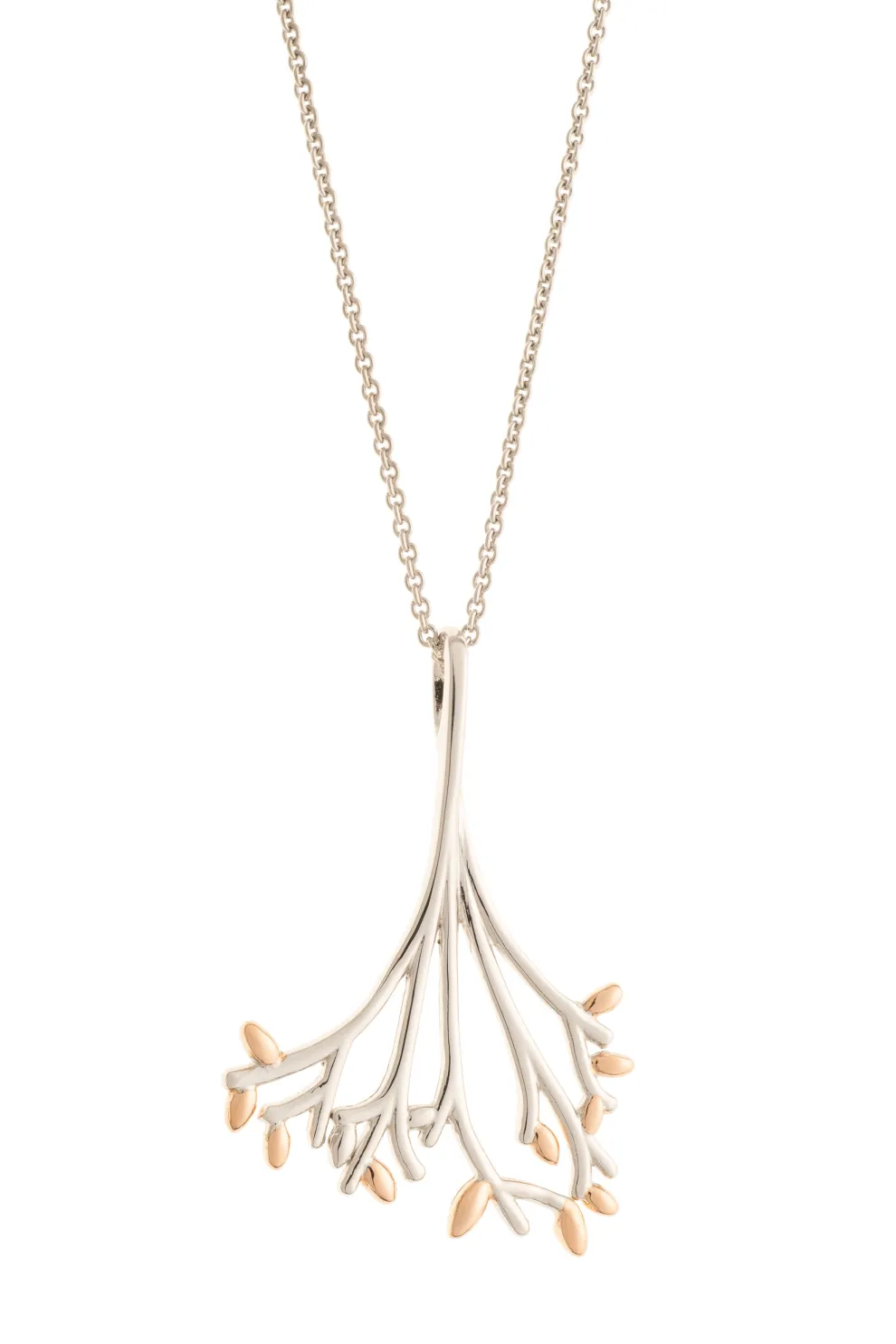 Wildwood Sterling Silver & Rose Gold Pendant