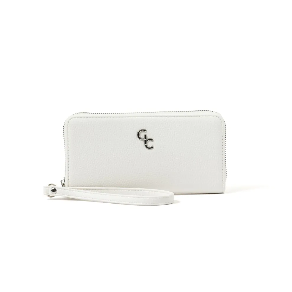 Women's Leather Wallet in White