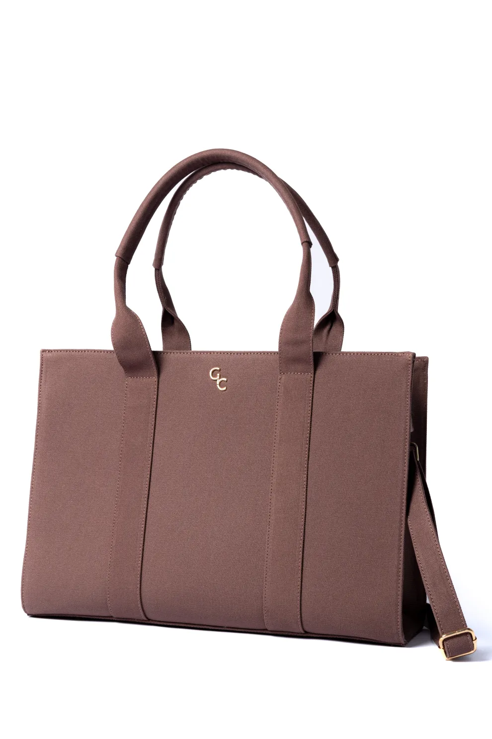 XL Tote Mauve Taupe Canvas